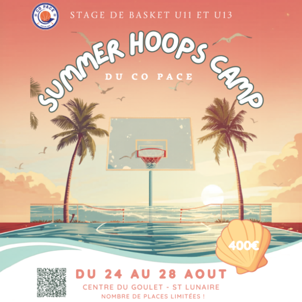 BASKET - 🏀 Stage d'été direction saint lunaire pour le COP