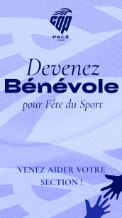 RECHERCHE URGENTE DE BÉNÉVOLES POUR LA FÊTE DU SPORT !