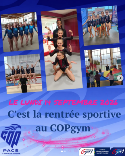 GYM : 🤸Le compte à rebours est lancé : rendez-vous sur les tapis le 14 septembre !