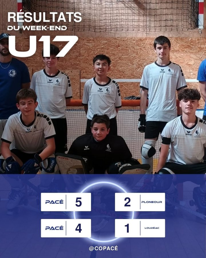 RINK HOCHEY - 🏑Les U17 du COP Rink Hockey brillent en Coupe de Bretagne !