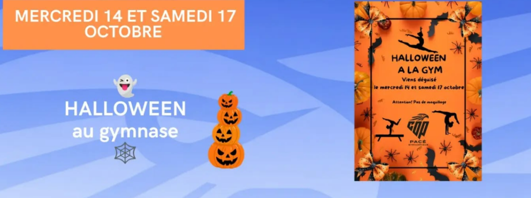 GYM : 🤸 Halloween au Gymnase !