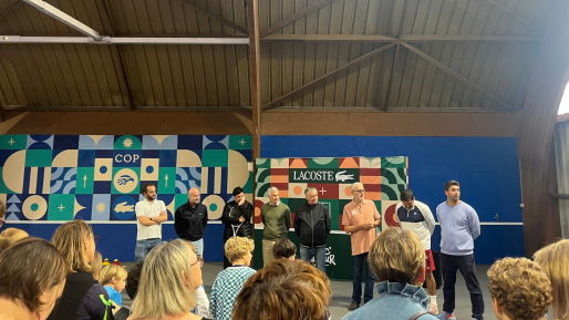 TENNIS – 🎾Le COP inaugure son nouveau mur d’entraînement de tennis avec l’opération « Croc’ le Mur » !