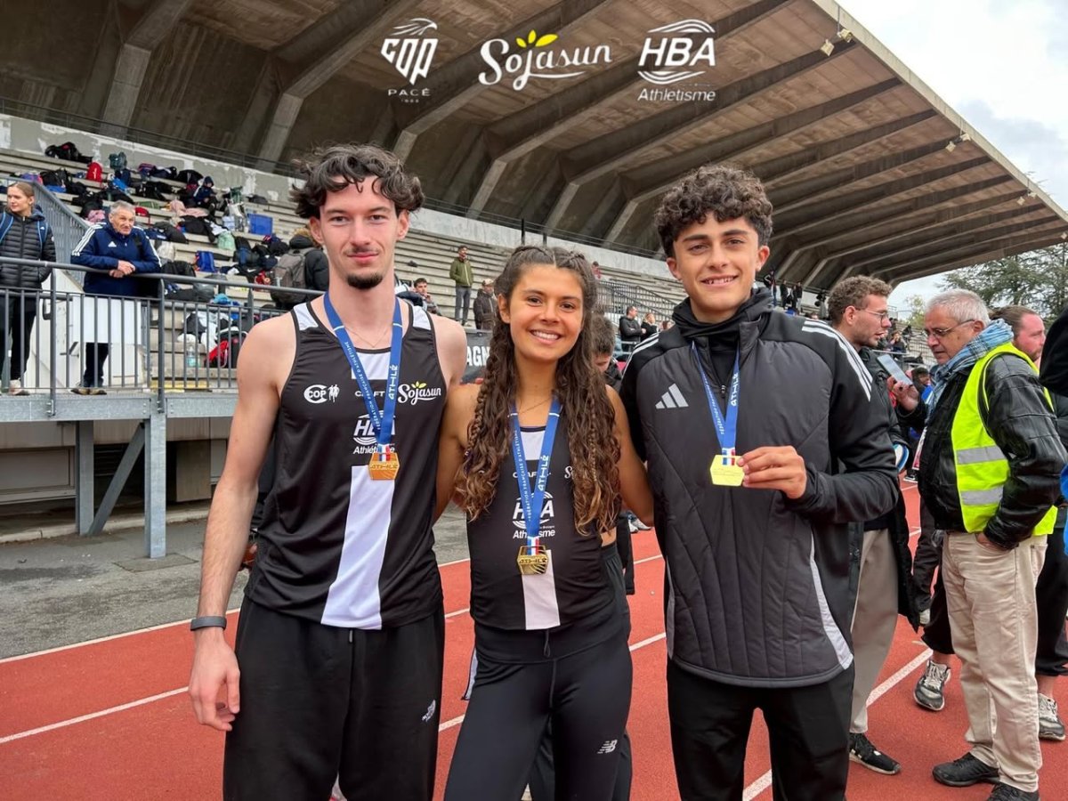 ATHLE - 🏃 Trois champions de France !